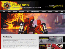 Tablet Screenshot of fire-sec.co.uk